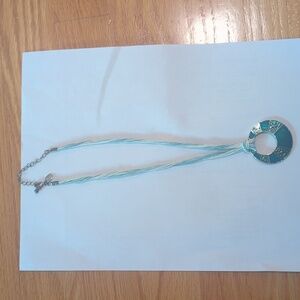 Aqua necklace